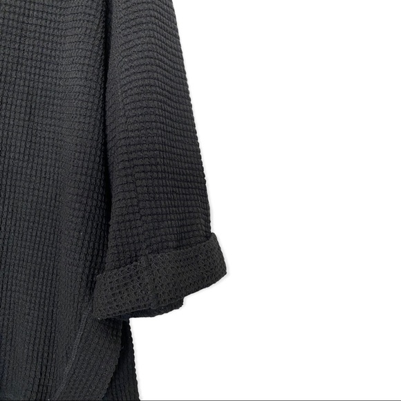 Waffle Print Oversized Sweater - Picture 3 of 6